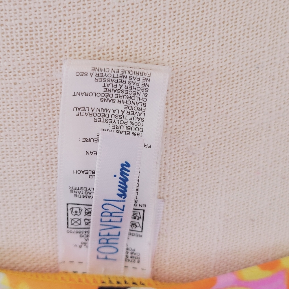 Forever 21 floral bikini size large - Picture 9 of 11